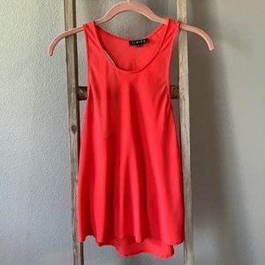 Timing razor back pink tank